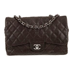CHANEL Black Quilted Shoulder Bag